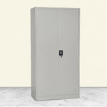 Load image into Gallery viewer, Multi Home Furniture Best Steel Big size Metal Cupboard for or Office MH-205-E Cupboard, Steel Filing Cupboard,Cabinet with Shelves Storage Compartment,Flush Key lock (Metal Grey)-GCC Home Center