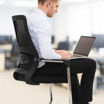 Load image into Gallery viewer, Multi Home Furniture Black Mesh Office Chair, Executive Chair – Ergonomic Chair Office Chair for Home with Back Support, Heavy Duty Steel Frame, Comfortable Seat – Use for Computer Chair, Study Chair
