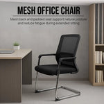 Load image into Gallery viewer, Multi Home Furniture Black Mesh Office Chair, Executive Chair – Ergonomic Chair Office Chair for Home with Back Support, Heavy Duty Steel Frame, Comfortable Seat – Use for Computer Chair, Study Chair