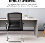 Load image into Gallery viewer, Multi Home Furniture Black Mesh Office Chair, Executive Chair – Ergonomic Chair Office Chair for Home with Back Support, Heavy Duty Steel Frame, Comfortable Seat – Use for Computer Chair, Study Chair