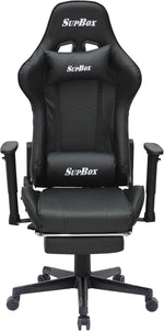 Load image into Gallery viewer, Multi Home Furniture Modern design Best Executive gaming chair MH-8886-Black for Video Gaming Chair for Pc with fully reclining back and head rest amd footrest and soft leather (Black)