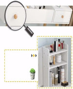 Load image into Gallery viewer, Multifunction Modern Design Two Drawers Makeup Dressings Storage Table For Living Room - White/Beige-GCC Home Center