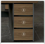 Load image into Gallery viewer, Multifunctional Computer Table And Office Desk With 3 Drawers
