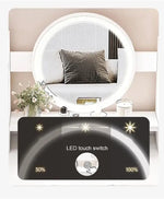 Load image into Gallery viewer, Multifunctional Makeup Vanity Dressing Table with Drawers - 100 CM-GCC Home Center