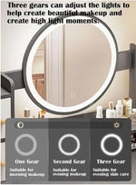 Load image into Gallery viewer, Multifunctional Makeup Vanity Dressing Table with Drawers and Chair 80 CM-GCC Home Center