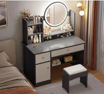 Load image into Gallery viewer, Multifunctional Makeup Vanity Dressing Table with Drawers and Chair 80 CM-GCC Home Center