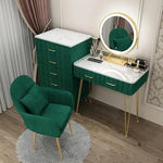 Load image into Gallery viewer, Multifunctional Makeup Vanity Dressing Table with Drawers and Chair 80 CM-GCC Home Center