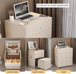 Load image into Gallery viewer, Multifunctional Makeup Vanity Dressing Table with Drawers and Chair 70 CM-GCC Home Center