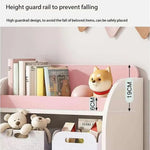 Load image into Gallery viewer, MUMOO BEAR Creative Kids Wardrobe, Wooden Cabinet with 5 Drawers and Hanging Area for Clothes Storage Organizer, Modern Closet Heavy Duty Bedroom Furniture for Boys Girls, YN011 (Pink)-GCC Home Center
