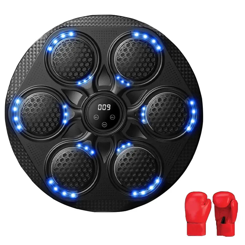 Music Boxing Machine Smart Bluetooth Boxing Target,Wall Mounted Punching Pad Machine for Adult Child