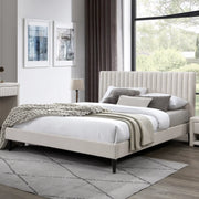 Nastya Queen Bed – Beige