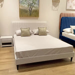 Load image into Gallery viewer, Nastya Queen Bed – Beige
