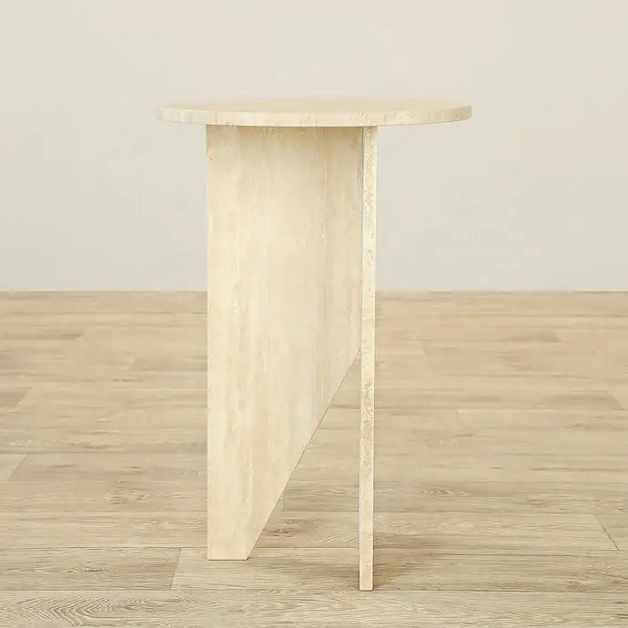 Natural Elegance Marble Side Table – Sleek Design