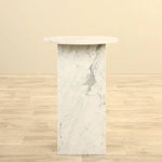 Load image into Gallery viewer, Natural Elegance Marble Side Table – Sleek Design