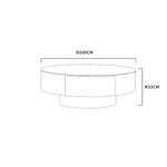 Load image into Gallery viewer, Natural Stone Coffee Table – Sintered Stone &amp; Gold Chrome Finish