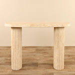 Load image into Gallery viewer, Natural Travertine Console Table, Luxury Coffee Table