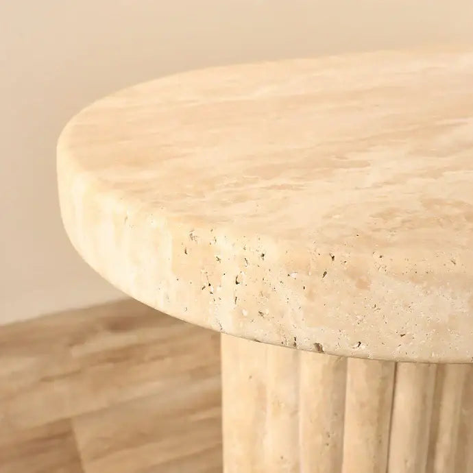 Natural Travertine Console Table, Luxury Coffee Table