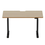 Load image into Gallery viewer, Navodesk Height Adjustable Computer Gaming Desk Workstation, Bluetooth Enabled Black Frame + Top (Walnut, 47 x 30 inch)