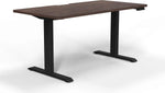 Load image into Gallery viewer, Navodesk Height Adjustable Computer Gaming Desk Workstation, Bluetooth Enabled Black Frame + Top (Walnut, 47 x 30 inch)