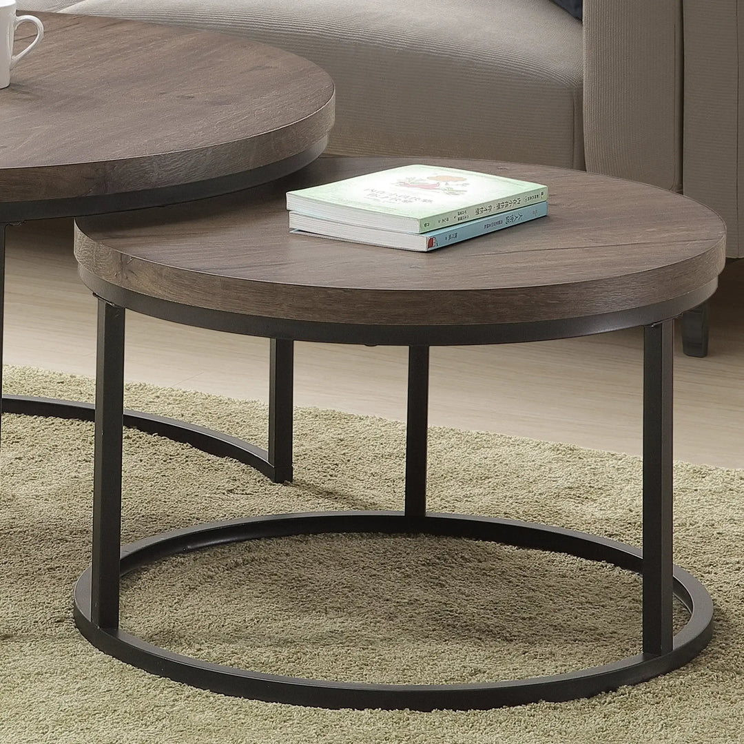 Nesting Coffee Table – Smoked Oak