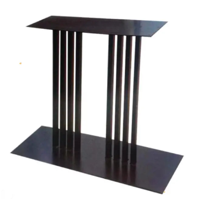 New Stylish Rectangular Powder Coated Metal Base