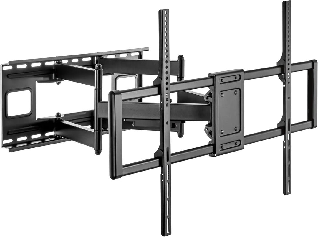 NEWSTAR Heavy Duty 60 to 120 inch Extra Large Screen TV Articulating Wall Mount for LCD LED Flat and Curved Screens, Extended Arm Swivel Mount, Max VESA 900x600mm, Black, 91-LPA77696