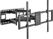 NEWSTAR Heavy Duty 60 to 120 inch Extra Large Screen TV Articulating Wall Mount for LCD LED Flat and Curved Screens, Extended Arm Swivel Mount, Max VESA 900x600mm, Black, 91-LPA77696