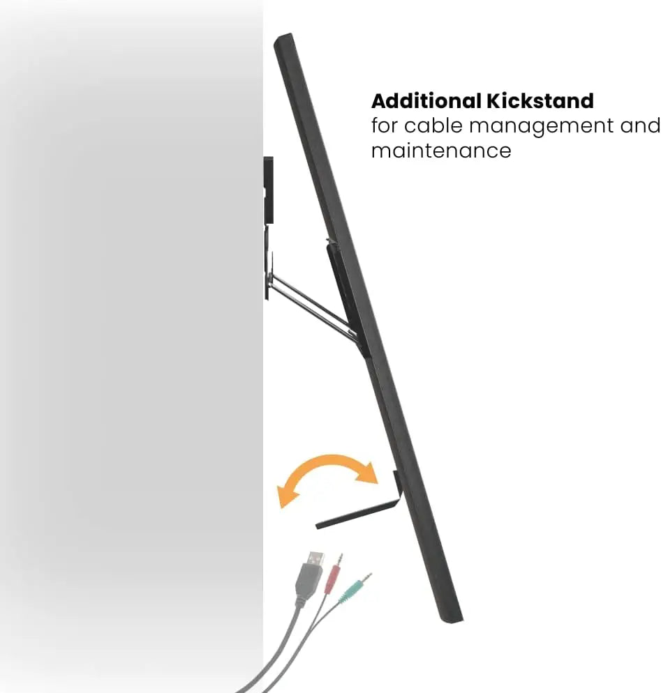 NEWSTAR ULTRA SLIM MICRO-GAP FIXED TV WALL MOUNT Fits 43''~100'' slim TVs with only 9.5mm/0.37'' profile