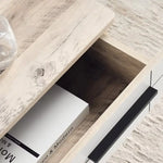 Load image into Gallery viewer, Nightstand – 2 Drawers (White Natural Finish)