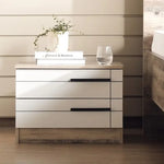 Load image into Gallery viewer, Nightstand – 2 Drawers (White Natural Finish)