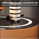 Load image into Gallery viewer, Nightstand Bedside Round Table with Smart Wireless Charging-GCC Home Center