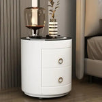Load image into Gallery viewer, Nightstand Bedside Round Table with Smart Wireless Charging-GCC Home Center