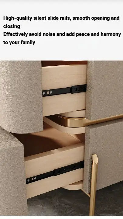 Nightstand Bedside Table, Solid Wood Bedroom Side Table-GCC Home Center