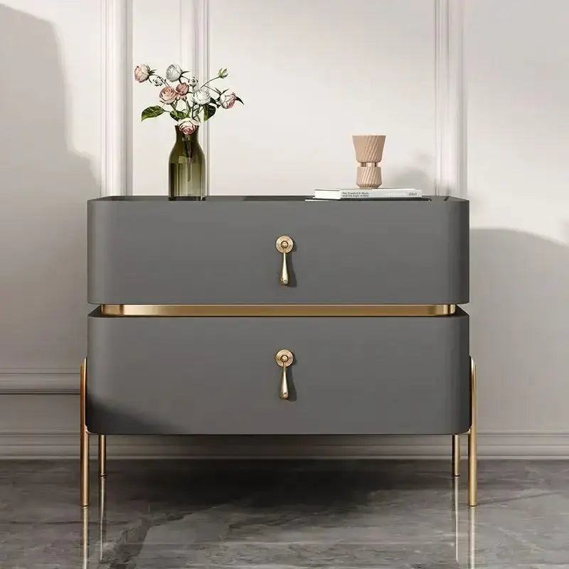Nightstand Bedside Table, Solid Wood Bedroom Side Table-GCC Home Center
