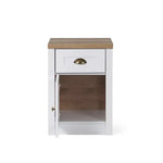Load image into Gallery viewer, Nightstand with 1 Drawer &amp; 1 Door – White