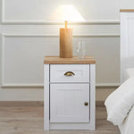 Load image into Gallery viewer, Nightstand with 1 Drawer &amp; 1 Door – White