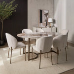 Load image into Gallery viewer, Nordic French 6-Seater Ceramic Top Dining Table-GCC Home Center