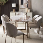 Load image into Gallery viewer, Nordic French 6-Seater Ceramic Top Dining Table-GCC Home Center