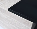 Load image into Gallery viewer, Nordic Modern Living Room Furniture - Removable Storage Travertine Marble Coffee Table with Iron Base-GCC Home Center