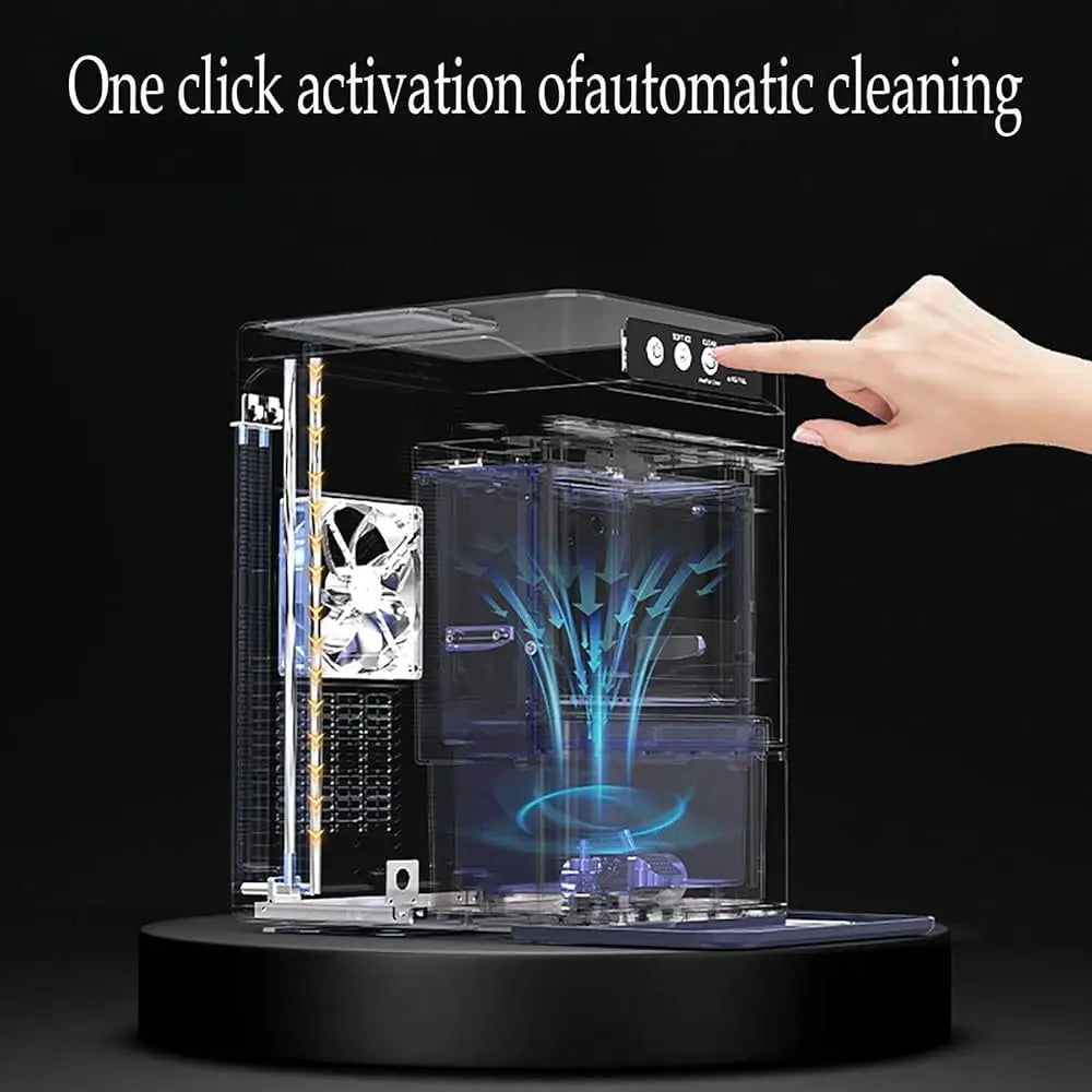 Nugget lce Maker Machine,Chewable Pellet Ice Machine,Self-Cleaning,One-Click Operation,for Home/Kitchen/Office/ Bar Party Ice Cube Machine