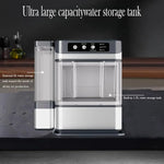 Load image into Gallery viewer, Nugget lce Maker Machine,Chewable Pellet Ice Machine,Self-Cleaning,One-Click Operation,for Home/Kitchen/Office/ Bar Party Ice Cube Machine