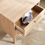 Load image into Gallery viewer, Oaktree Nightstand – 2 Drawer Rattan (Natural Finish)