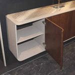 Load image into Gallery viewer, Office Cabinet With Multiple Shelves For Files, Books, Office Supplies - Brown-GCC Home Center