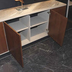 Load image into Gallery viewer, Office Cabinet With Multiple Shelves For Files, Books, Office Supplies - Brown-GCC Home Center