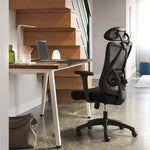Load image into Gallery viewer, Office Chair, Ergonomic Desk Computer Chair, Mesh Chair, Adjustable Lumbar Support and Headrest Adjustable Height Black for Office-GCC Home Center
