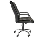 Load image into Gallery viewer, Office Chair, High Back PU Leather Ergonomic Computer Chair - Black-GCC Home Center
