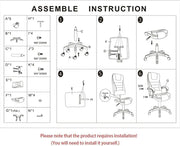 Ergonomic black office chair with adjustable armrests and five-wheel base designed for gaming and computer use