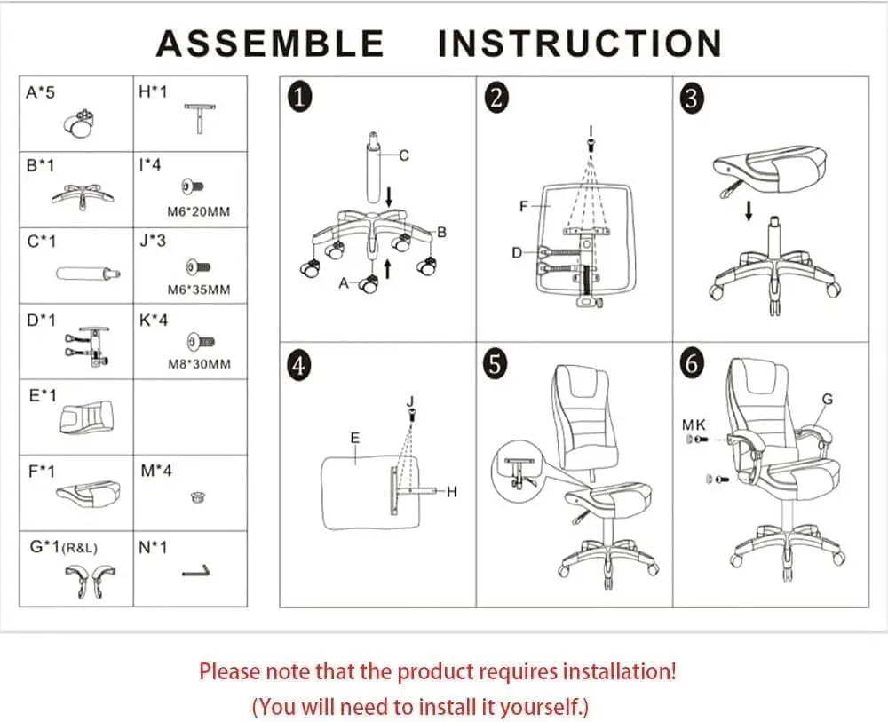 Ergonomic black office chair with adjustable armrests and five-wheel base for computer and gaming use