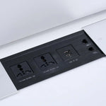 Load image into Gallery viewer, Office Desk, Work Station for two (x2) With Metal Legs - Matt White-GCC Home Center