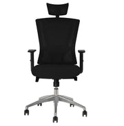 Office Executive Office High Back Chair | Mesh Back Rest | Aluminum Base with PU Arm Rest-GCC Home Center